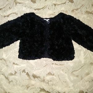 * 3 for $10 Fancy fur cardigan infant 6m